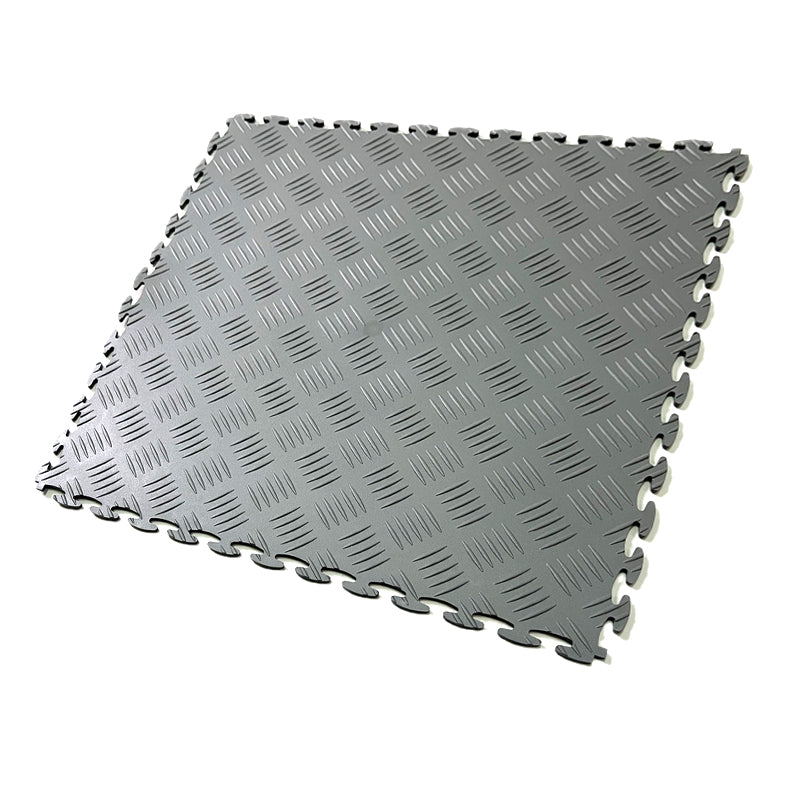 DESTOCKAGE • DALLE PVC ULTIMA TÔLE LARMÉE GRIS 5,5mm